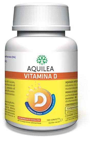 AQUILEA VITAMINA D 100 CONFETTI - farmacia187.it