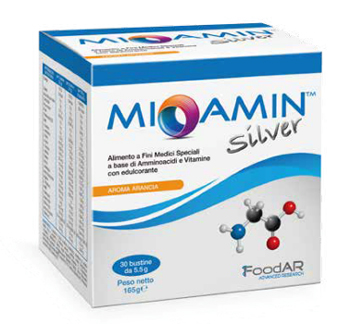 MIOAMIN SILVER 30 BUSTINE 5,5 G AROMA ARANCIA - farmacia187.it