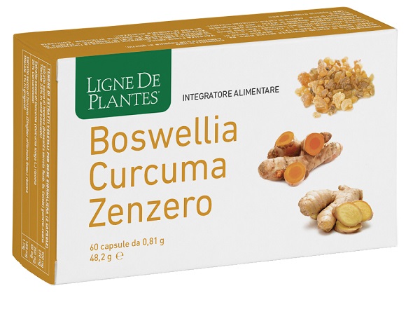 BOSWELLIA CURCUMA ZENZERO 60 CAPSULE DA 0,81 G - farmacia187.it