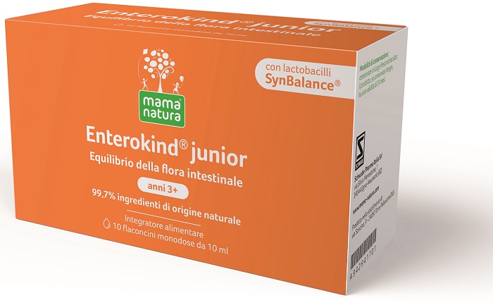 MAMA NATURA ENTEROKIND JUNIOR 10 FLACONCINI 10 ML - farmacia187.it