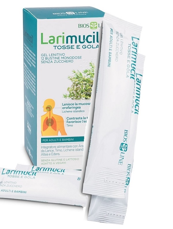 LARIMUCIL TOSSE GOLA 12 BUSTINE 10 ML - farmacia187.it