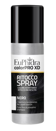 EUPHIDRA COLORPRO XD TINTURA RITOCCO SPRAY CAPELLI NERO 75 ML - farmacia187.it
