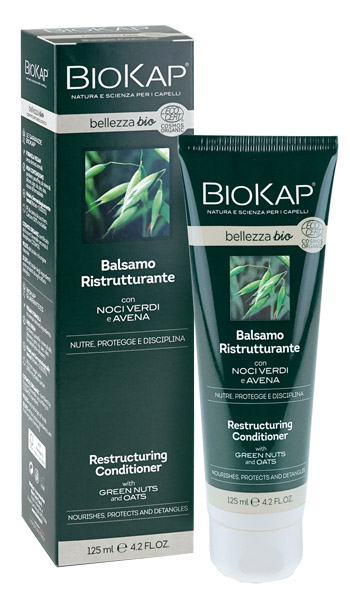 BIOKAP BELLEZZA BIO BALSAMO RISTRUTTURANTE COSMOS ECOCERT 125 ML BIOSLINE - farmacia187.it