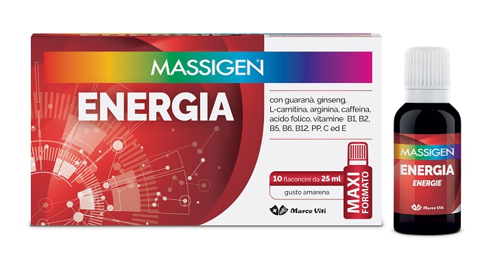 MASSIGEN ENERGIA 10 FLACONI DA 25 ML - farmacia187.it