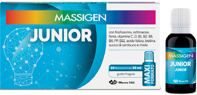 MASSIGEN JUNIOR 10 FLACONI DA 25 ML - farmacia187.it