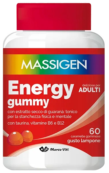 MASSIGEN ENERGY GUMMY 60 CARAMELLE - farmacia187.it