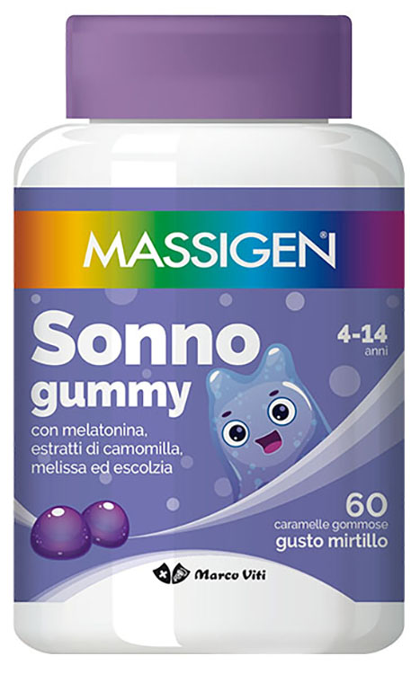 MASSIGEN SONNO GUMMY 60 CARAMELLE - farmacia187.it
