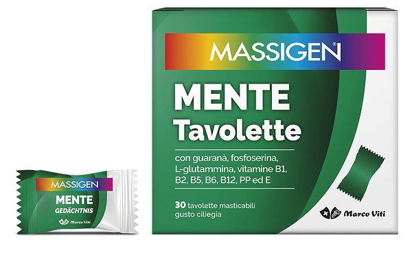 MASSIGEN MENTE 30 TAVOLETTE MASTICABILI - farmacia187.it