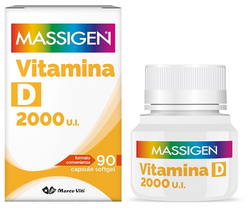 MASSIGEN VITAMINA D 2000 UI 90 CAPSULE SOFTGEL - farmacia187.it