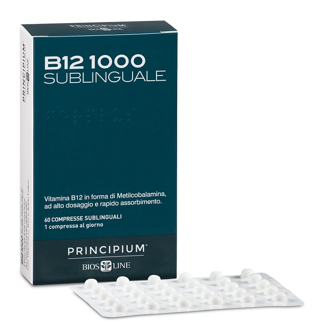 PRINCIPIUM B12 1000 60 COMPRESSE SUBLINGUALI - farmacia187.it