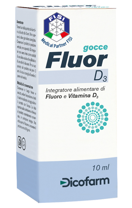 FLUOR D3 GOCCE 10 ML - farmacia187.it