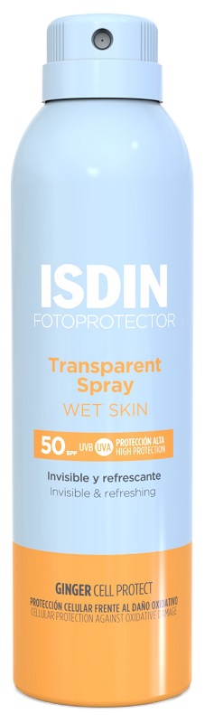 FOTOPROTECTOR TRANSPARENT WET SKIN SPRAY 50+ 250 ML - farmacia187.it