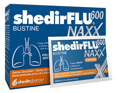 SHEDIRFLU 600 NAXX ARANCIA SENZA ZUCCHERI 20 BUSTINE - farmacia187.it