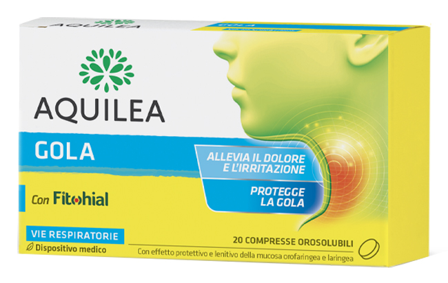 AQUILEA GOLA 20 COMPRESSE OROSOLUBILI - farmacia187.it