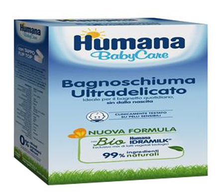 HUMANA BABY CARE BAGNOSCHIUMA 200 ML - farmacia187.it