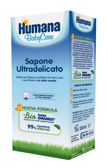 HUMANA BABY CARE SAPONE LIQUIDO 300 ML - farmacia187.it