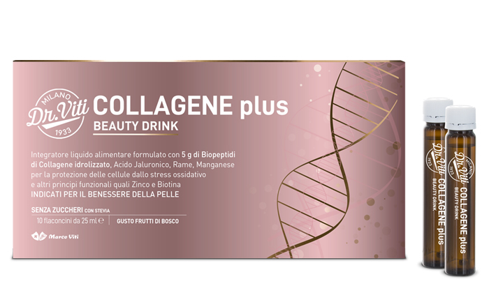 DR VITI COLLAGENE BEAUTY DRINK PLUS 250 ML - farmacia187.it