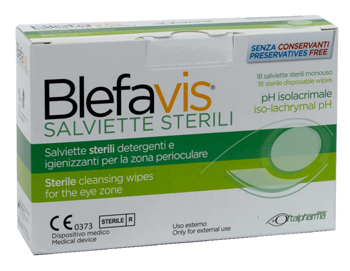 BLEFAVIS SALVIETTE STERILI 18 PEZZI - farmacia187.it