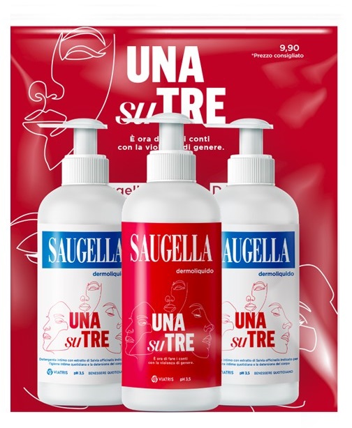 SAUGELLA 1 SU 3 BUNDLE DERMOLIQUIDO 3 X 200 ML - farmacia187.it