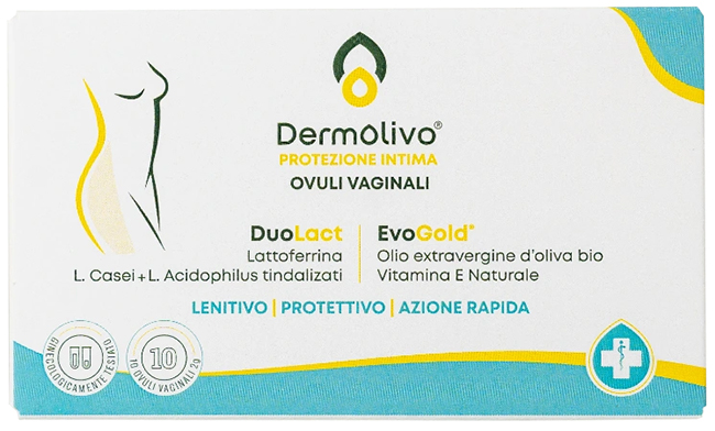 DERMOLIVO OVULI VAGINALI 10 PEZZI - farmacia187.it