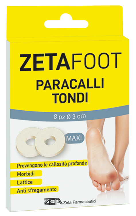 ZETAFOOT PARACALLO GRANDE TONDO LATTICE 8 PEZZI - farmacia187.it