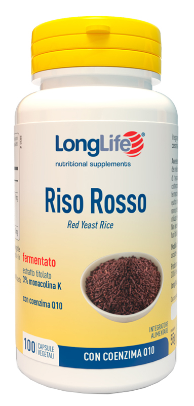 LONGLIFE RISO ROSSO 100 CAPSULE VEGETALI - farmacia187.it