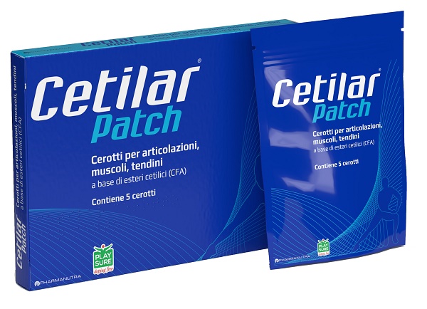CEROTTO MONOUSO CETILAR PATCH PER ARTICOLAZIONI MUSCOLI E TENDINI 5 PEZZI - farmacia187.it