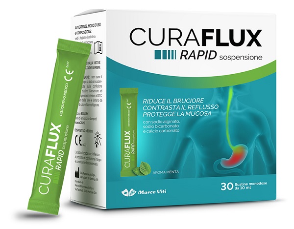 CURAFLUX RAPID SOSPENSIONE ORALE 30 BUSTINE - farmacia187.it