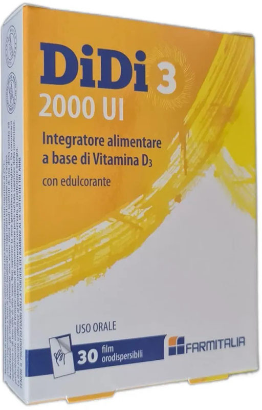 DIDI3 2000 UI 30 FILM ORODISPERSIBILI - farmacia187.it