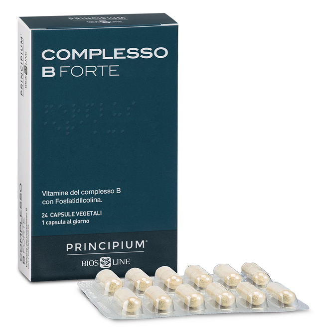 PRINCIPIUM COMPLESSO B FORTE 24 CAPSULE VEGETALI - farmacia187.it