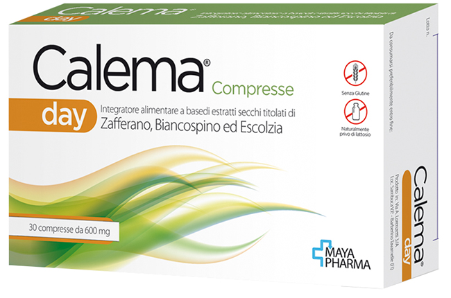CALEMA DAY 30 COMPRESSE DA 600 MG SENZA GLUTINE NATURALMENTE PRIVO DI LATTOSIO - farmacia187.it