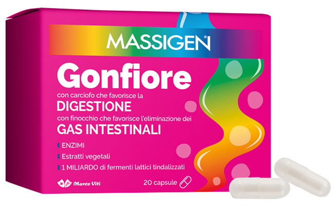 MASSIGEN GONFIORE 20 CAPSULE - farmacia187.it