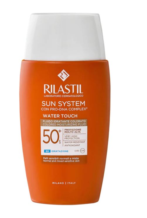 RILASTIL SUN SYSTEM WATER TOUCH COLOR FLUIDO SPF50+ 50 ML - farmacia187.it