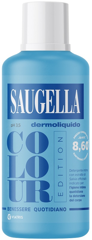 SAUGELLA DERMOLIQUIDO COLOUR EDITION DETERGENTE INTIMO 500 ML - farmacia187.it