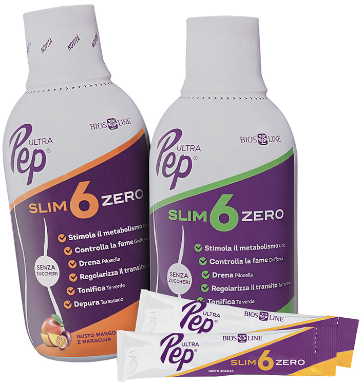 ULTRA PEP SLIM 6 ZERO ANANAS 500 ML BIOSLINE - farmacia187.it
