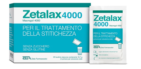 ZETALAX 4000 20 BUSTINE DA 10,7 G SENZA ZUCCHERO SENZA GLUTINE - farmacia187.it