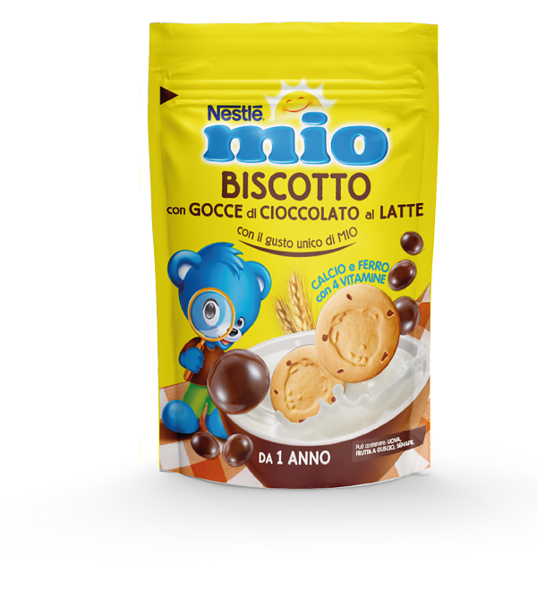 MIO BISCOTTO GOCCE CIOCCOLATO AL LATTE 150 G - farmacia187.it