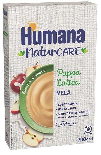 HUMANA PAPPA LATTEA MELA 200 G - farmacia187.it