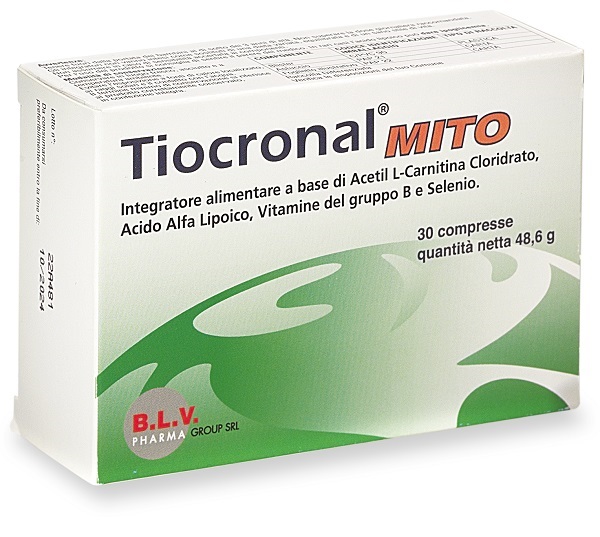 TIOCRONAL MITO 30 COMPRESSE - farmacia187.it