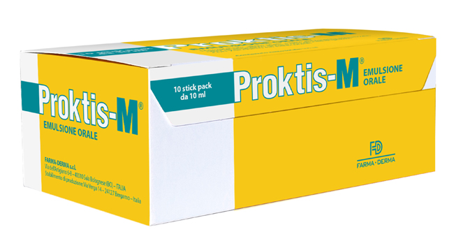 PROKTIS-M EMULSIONE ORALE 10 STICK DA 10 ML - farmacia187.it