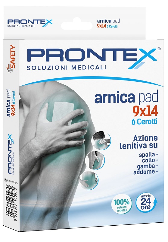 CEROTTO PRONTEX ARNICA PAD 9 X 14 6 PEZZI - farmacia187.it