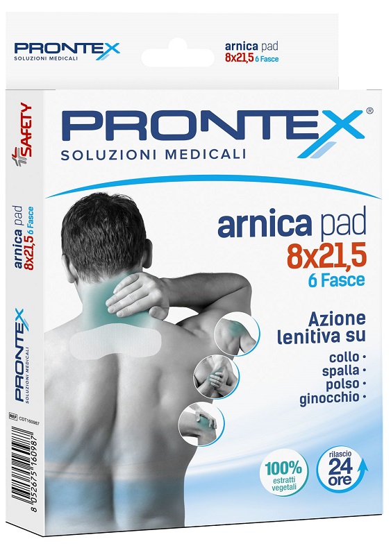 FASCIA PRONTEX ARNICA PAD 8 X 21 ,5 6 PEZZI - farmacia187.it