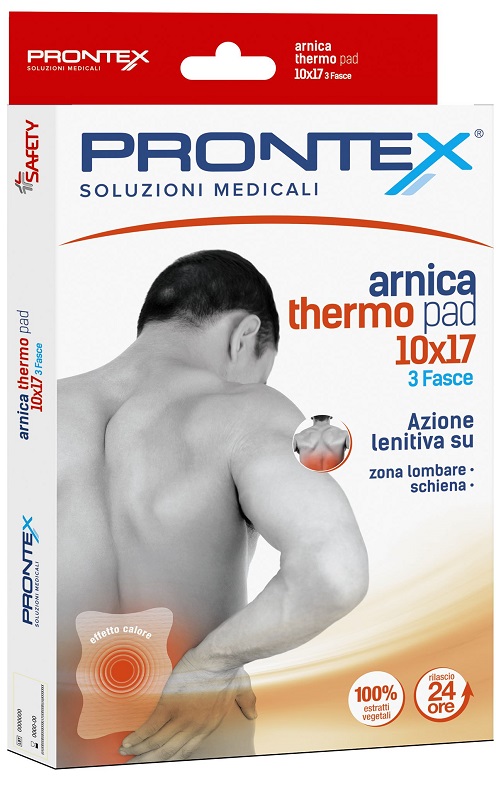 FASCIA PRONTEX ARNICA THERMO PAD 10 X 17 3 PEZZI - farmacia187.it