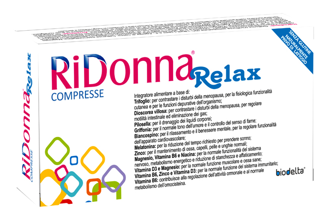 RIDONNA RELAX 30 COMPRESSE - farmacia187.it