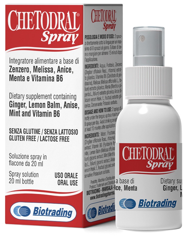 CHETODRAL SPRAY 20 ML - farmacia187.it