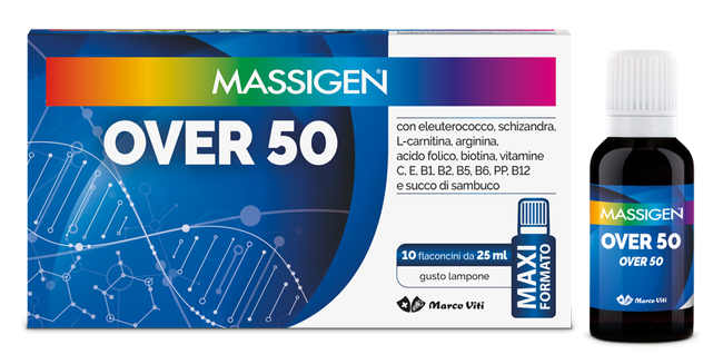 MASSIGEN OVER 50 10 FLACONI DA 25 ML - farmacia187.it