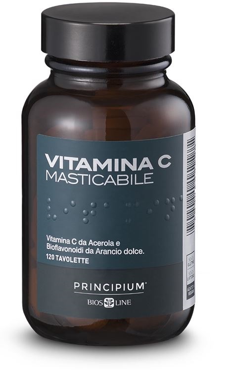 PRINCIPIUM VITAMINA C MASTICABILE 120 TAVOLETTE - farmacia187.it
