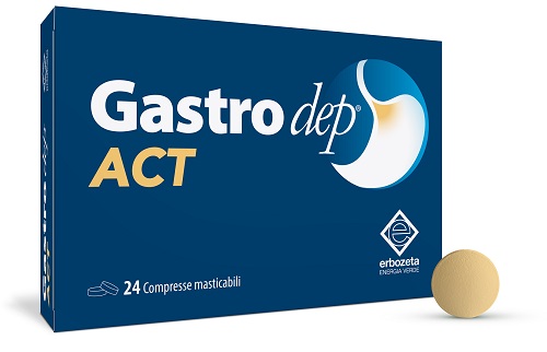 GASTRODEP ACT 24 COMPRESSE MASTICABILI - farmacia187.it