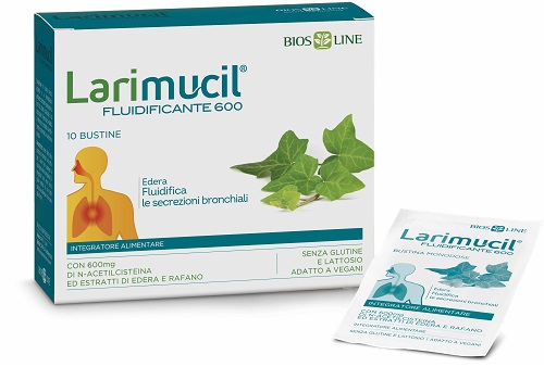 LARIMUCIL FLUIDIFICANTE 600 10 BUSTINE - farmacia187.it