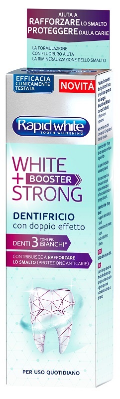 RAPID WHITE DENTIFRICIO WHITE+BOOSTER STRONG 75ML - farmacia187.it